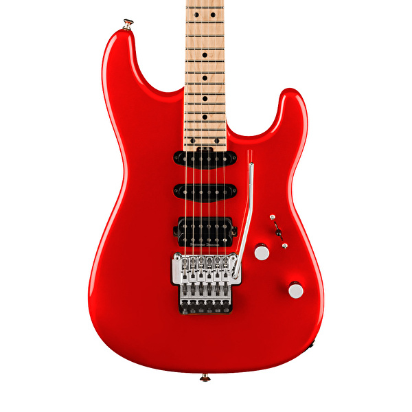 Charvel MJ San Dimas Style 1 HSS Floyd Rose Akçaağaç Klavye Metallic Red Elektro Gitar